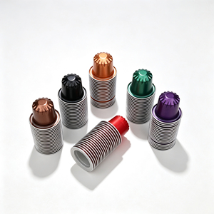 Cápsulas de Café Vacías Desechables de Aluminio para Viaje de 15 ml con Tapas de Aluminio, Capacidad de 4-5 g, Color Personalizado, Compatibles con Nespresso - Product Image 2