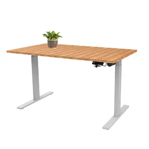 オフィスデスク電動リフティング腹筋テーブル電動調節可能な高さ脚テーブル