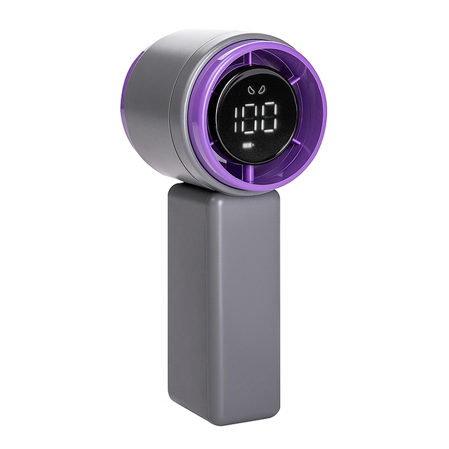 High Speed Portable Handheld Fan 1-100 Wind Speed Gear Small Fans Pocket Powerful USB Rechargeable Fans