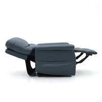 Geeksofa Fauteuil inclinable électrique à double moteur avec vibration et massage pour les personnes âgées et les patients.