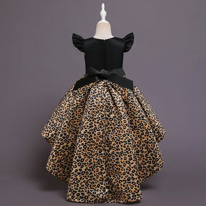 European Style Leopard Princess <strong>Party</strong> <strong>Dress</strong> Fashion Birthday <strong>Dresses</strong> for Girls of 10 Year Old Trailing <strong>Kids</strong> Girl <strong>Dress</strong> - Product Image 6