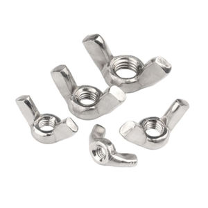 M12 M14 Super Duplex Acero inoxidable Pasivado Pulido SS 2205 2507 A286 904L 1,4410 Tuerca de mariposa cuadrada con bordes DIN314 - Product Image 3