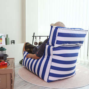 <span class=keywords><strong>โซฟา</strong></span>บีนแบ็กผ้าลายทางกันเชื้อราแบบทันสมัย สำหรับใช้งานกลางแจ้ง พร้อมปลอกถอดซักได้ ขนาด 3000 มม. กันน้ำ เหมาะสำหรับลานบ้าน สวน และชายหาด - Product Image 3