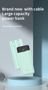 Acfans mới lạ 20000mAh 22.5W sạc nhanh với Built-in 2 cáp Powerbank công suất cao ngân hàng điện với LED hiển thị - Product Image 6