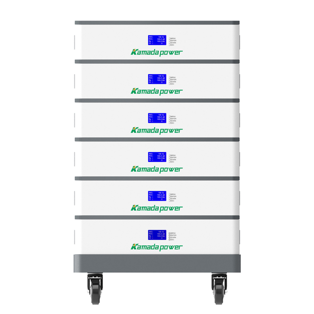 Kamada Power Split Stackable CAN LiFePO4 Hybrid Grid Battery 20kWh/30kWh/40kWh 102.4V 50KW Home Solar Energy Storage System