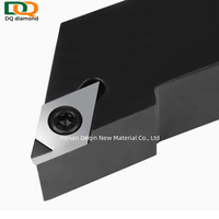 Plaquettes PCD avec trou central pour outils de travail du bois CNC, coupe diamantée pour aluminium, MDF, acrylique, matériaux composites, OEM ODM
