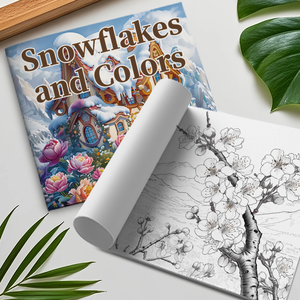 Libro <span class=keywords><strong>da</strong></span> <span class=keywords><strong>Colorare</strong></span> <span class=keywords><strong>Fiocchi</strong></span> <span class=keywords><strong>di</strong></span> <span class=keywords><strong>Neve</strong></span> Magici, Libro <span class=keywords><strong>da</strong></span> <span class=keywords><strong>Colorare</strong></span> Scene Incantate, Libro d'Arte Rilassante <span class=keywords><strong>da</strong></span> <span class=keywords><strong>Colorare</strong></span> per Alleviare lo Stress - Product Image 2