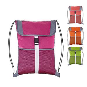 Sac à dos de sport léger et robuste avec logo personnalisé, en maille imperméable, avec cordon de serrage, pour le basketball et les voyages - Product Image 2