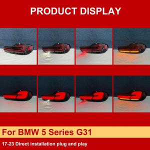 J ONE Actualización de Luces Traseras Antiguas a Nuevas LCI para BMW Serie 5 Wagon Touring G31 2017-2023, Conjunto de Luces Traseras LED para Automóvil - Product Image 2