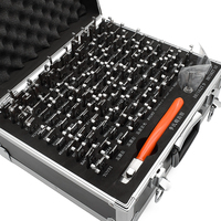 Brand New Professional Locksmith Tool Lishi 112Pcs 2 in 1 Set Lock Pick for Car Locks Decoder Pick Tool Door Opening Tool Kit