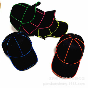 Custom LOGO Hip-hop Performance <b>Flash</b> Glow Party Hat Rave Accessories LED Hat <b>Light</b> up Baseball Led Cap - Product Image 4