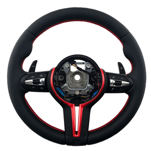 Volante de Cuero Duradero en Oferta para BMW Serie 3 4 5 F30 F31 F32 F36 E92 F10 F11 F80 F82 M3 M4 X3 X4 X5 X6 - Product Image 4