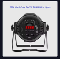 Projecteur LED COB 54*3W pleine couleur avec laser DMX512 pour hôtels, avec télécommande