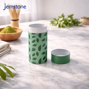 Tube en carton kraft recyclable imprimé sur mesure pour gel herbal, comprimés, poudre de matcha, emballage alimentaire en tube de papier de qualité alimentaire - Product Image 3