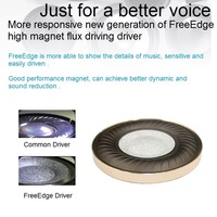 Driver Headphone Hifi 32ohm Kualitas Terbaik 70mm Full-Range Metal Magnet Ganda Diafragma Neodymium Nanofiber Freeedge Composite