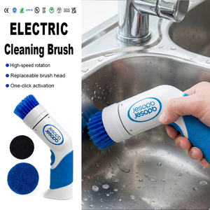<span class=keywords><strong>Nettoyeur</strong></span> électrique sans fil multifonctionnel à main, <span class=keywords><strong>brosse</strong></span> à vaisselle pour la cuisine, <span class=keywords><strong>brosse</strong></span> de nettoyage pour la salle de bain, pour évier, <span class=keywords><strong>carrelage</strong></span>, pot - Product Image 1