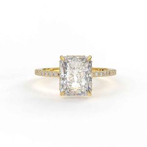 Luxury 925 Silver Moissanite <b>Ring</b> Unique Stylish Design Sparkling Stone Elegant Jewelry for Women Gift and Party Wear - Product Image 4