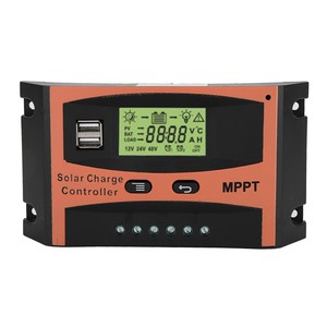 เครื่องควบคุมการชาร์จพลังงานแสงอาทิตย์40A 30A 50A 60A แบตเตอรี่ MPPT 12V 24V สำหรับระบบพลังงานแสงอาทิตย์ - Product Image 1
