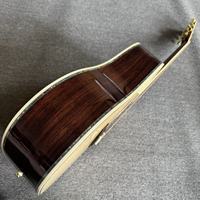 D45 Wholesale 41-Inch Handmade 6s Acoustic Guitar Top Solid Spruce B&S Rosewood Glossy Body 20 Fret Fast Ship