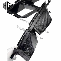 Aileron latéral d'admission d'air en fibre de carbone style M Performance pour pare-chocs avant BMW M3 G80 M4 G82, kit carrosserie pour prises d'air du pare-chocs.