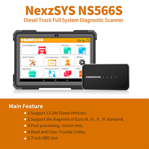 Nexzsys 566เครื่องมือวินิจฉัยรถบรรทุกอาหารมื้อเย็นสนับสนุน SCR DPF รีเซ็ตน้ำมันรีเซ็ต nexzsys 566 S - Product Image 3