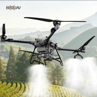 Dron Agrícola Profesional BROUAV de Gran Capacidad con Sistema de Vuelo Inteligente para la Protección de Cultivos en Grandes Terrenos Agrícolas