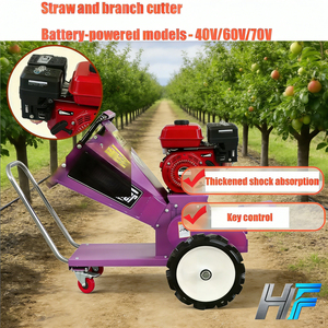 Broyeur de branches d'arbre portable, broyeur de bois rond, broyeur de bois robuste, déchiqueteuse d'arbres pour l'aménagement paysager et le jardin, broyeur de bois 15hp - Product Image 3