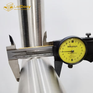 ब्रश 304 स्टेनलेस स्टील होटल की लॉबी पिंजरा ट्राली यूरोपीय शैली Bellman सामान गाड़ी - Product Image 6