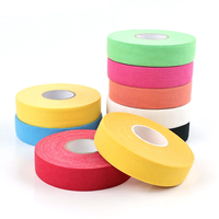 Bande adhésive sportive en tissu de coton avec colle à l'oxyde de zinc, résistante à l'eau et respirante pour bâton de hockey sur glace - Direct usine