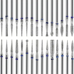 30PCS BOX Diamond Nail Drill Bits Set Precision Cuticle Bits, Highquality Bit Nail Tech Manicure <b>Pedicure</b> Remover <b>Tools</b> - Product Image 1