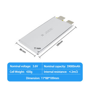 Литий-полимерный аккумулятор (<span class=keywords><strong>LiPo</strong></span>) для электросамокатов, 3.6В 39Ач, высокотоковый, в мягкой упаковке - Product Image 3