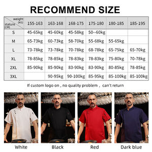 T-shirt avec logo Vêtements <span class=keywords><strong>de</strong></span> travail <span class=keywords><strong>de</strong></span> bonne qualité pour chef Veste <span class=keywords><strong>Homme</strong></span> Bot <span class=keywords><strong>Cuisine</strong></span> Chemise <span class=keywords><strong>de</strong></span> serveur unisexe blanche Uniformes <span class=keywords><strong>de</strong></span> chef féminin - Product Image 3