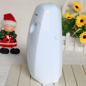 Logotipo con pilas montado en la pared personalizado de alta calidad 250ml 300ml dispensador de aerosol ambientador de aire para inodoro - Product Image 3