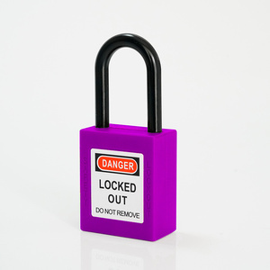 Cadenas de blocage LOTO en nylon de 38 mm, certifié CE, isolé, pour la protection des applications industrielles, de construction et électriques - Product Image 2