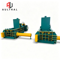 Presse à balles horizontale hydraulique pour le recyclage des déchets métalliques en acier, fer, aluminium, cuivre