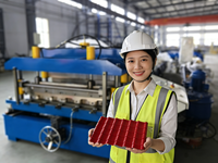 Machine de formage à froid entièrement automatique pour tuiles trapézoïdales ondulées en acier coloré haute résistance, certifiée ISO CE, pour murs faciles à construire