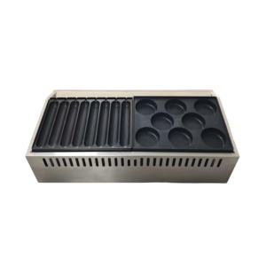 Griglia da Tavolo Commerciale a Gas in Acciaio Inox 16 Pezzi, Nuova Macchina per Hot Dog e Barbecue, Macchina per <span class=keywords><strong>Snack</strong></span> Notturni, <span class=keywords><strong>Cucina</strong></span> per Salsicce Croccanti - Product Image 6