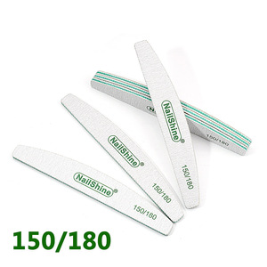 <span class=keywords><strong>Lime</strong></span> à ongles double face professionnelle, épaisse et résistante, en forme de demi-lune, pour manucure, avec papier de verre et fonction polissoir - Product Image 6
