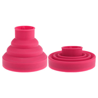 Diffuseur de sèche-cheveux en silicone souple, anti-chauffage, pliable et universel