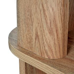 Estantería para Libros de Diseño Nórdico Simple, Estantería Geométrica de Madera Maciza Independiente para Decoración del Hogar, Librería para Sala de Estar - Product Image 5