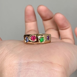 Anillo <span class=keywords><strong>de</strong></span> Circonita Cúbica <span class=keywords><strong>de</strong></span> Lujo, Elegante y Brillante para Mujer, Joyería y Accesorios <span class=keywords><strong>de</strong></span> <span class=keywords><strong>Alta</strong></span> <span class=keywords><strong>Calidad</strong></span>, Regalo - Product Image 4