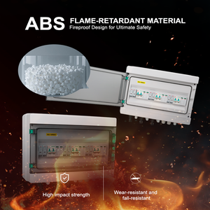 A & b <span class=keywords><strong>HA</strong></span>-18WAY 18-तरफा वितरण बॉक्स (सर्किट ब्रेकर फ्यूज सर्व रक्षक सहित) अनुकूलन उपलब्ध 500vdc - Product Image 2