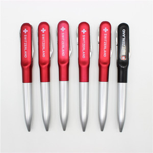 Penna a sfera con forbice pieghevole creativa a forma di autodifesa a forma di coltello pubblicitario da 1.0mm per corpo animale da regalo penna rotante - Product Image 2