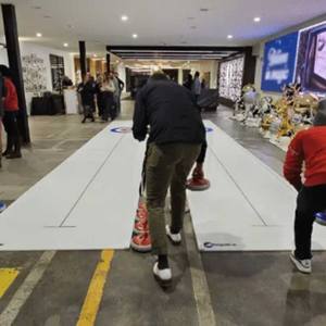 Pista de Curling Inflable para Interiores y Exteriores, Juego de Curling, Pista de Hielo Móvil, Tapete Deportivo para Eventos, Entrenamiento, Área de Juegos Interior - Product Image 6