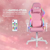 Chaise Gaming High Quality Customizable Modern PU Leather Rgb Ergonomic pink Gamer Pc Gaming Chair for Home Office