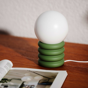 Molde de goma para lámpara de mesa apilable <span class=keywords><strong>Jesmonite</strong></span>, decoración creativa para mesa, accesorios flexibles para hacer soportes de lámpara de hormigón hechos a mano - Product Image 6