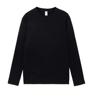 Venta al por mayor 100% algodón sudaderas de cuello redondo para hombres personalizados de gran tamaño de manga larga Camisetas Impresión digital ropa en blanco - Product Image 1