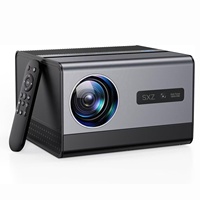Proyector Nativo 1080P Android 12 WiFi 4K para Teléfono, Videojuegos Inalámbricos, TV, 1200ANSI, Alto Lumen, Cine en Casa, Oficina, Reuniones