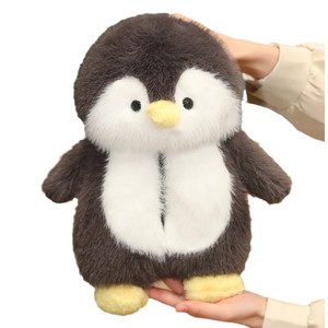 Chaussons en peluche super grands en forme de pingouin de dessin animé pour femme, chaussures d'intérieur chaudes pour l'hiver, pantoufles en fourrure d'animal pour homme, pantoufles moelleuses pour l'intérieur, vente en gros - Product Image 6