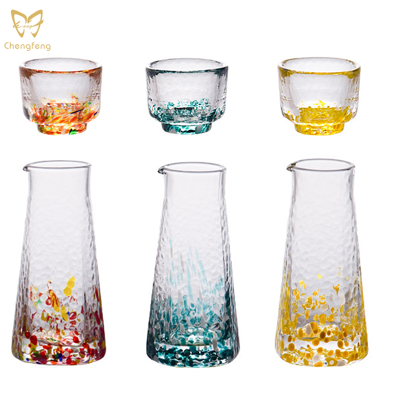 Crystal Glass Ice Reservoir Sake Cooler